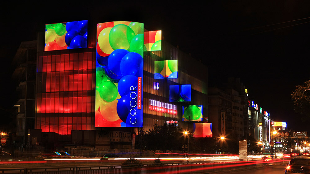 Cocor MediaChannelのLEDビジョン