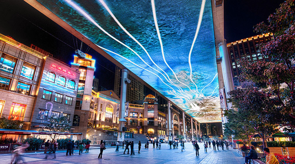 The PlaceのLEDビジョン