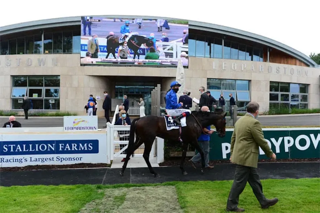 レパーズタウン競馬場のLEDビジョン