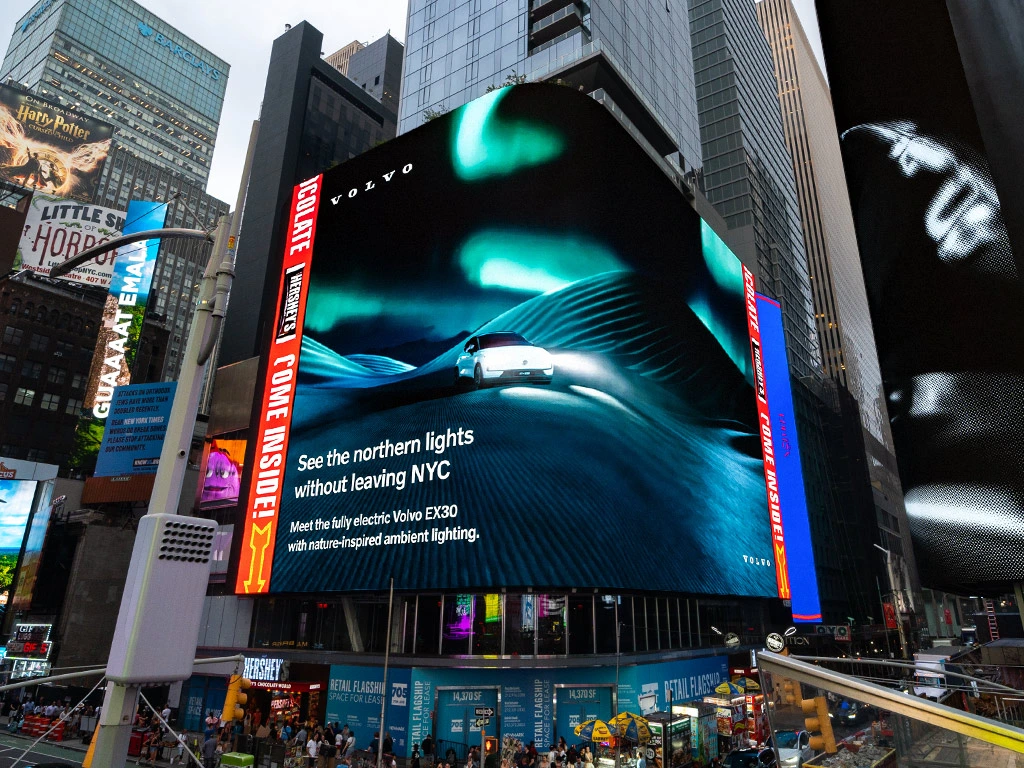 20タイムズスクエアのLEDビジョン