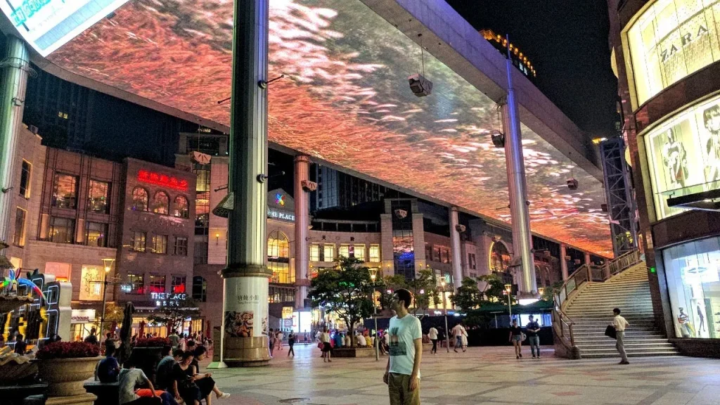 The PlaceのLEDビジョン