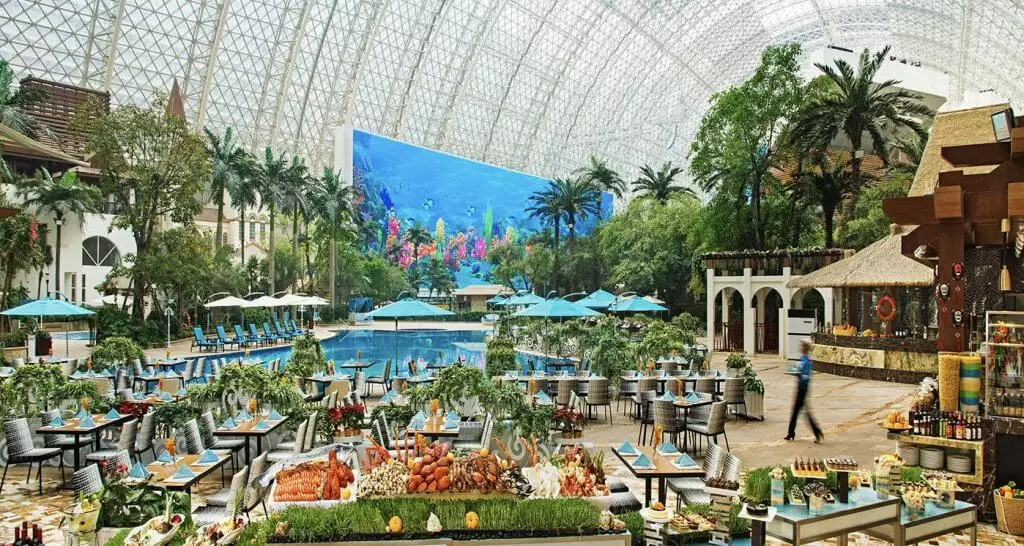 New Century Global CenterのLEDビジョン