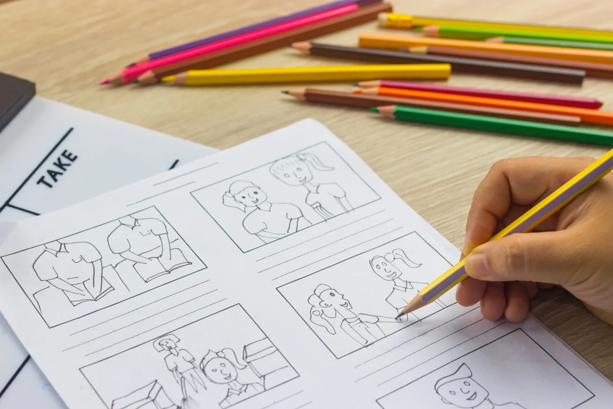 映像制作 絵コンテ